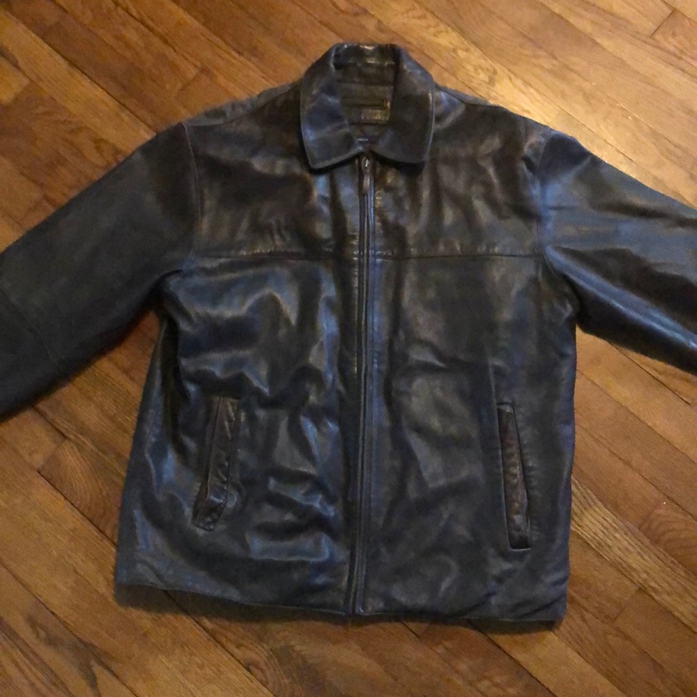 Claiborne lambskin leather jacket